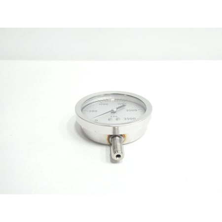 Ashcroft 3-1/2IN 1/4IN 0-2500KPA NPT PRESSURE GAUGE 35-1009SW-02L 0/2500KPA
